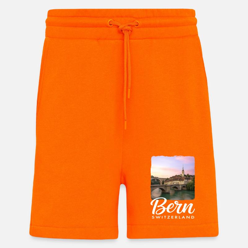 Bern Schweiz - Shorts - made by SPREAD - SUNSET ORANGE