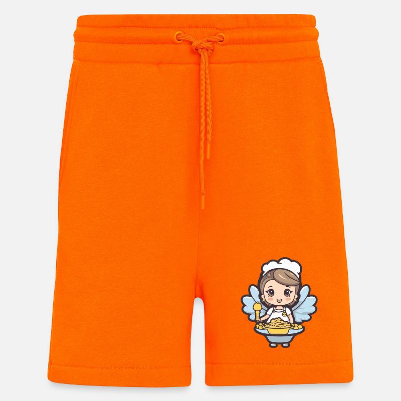 Fee Backen Backfee Kochen - Shorts - made by SPREAD - SUNSET ORANGE
