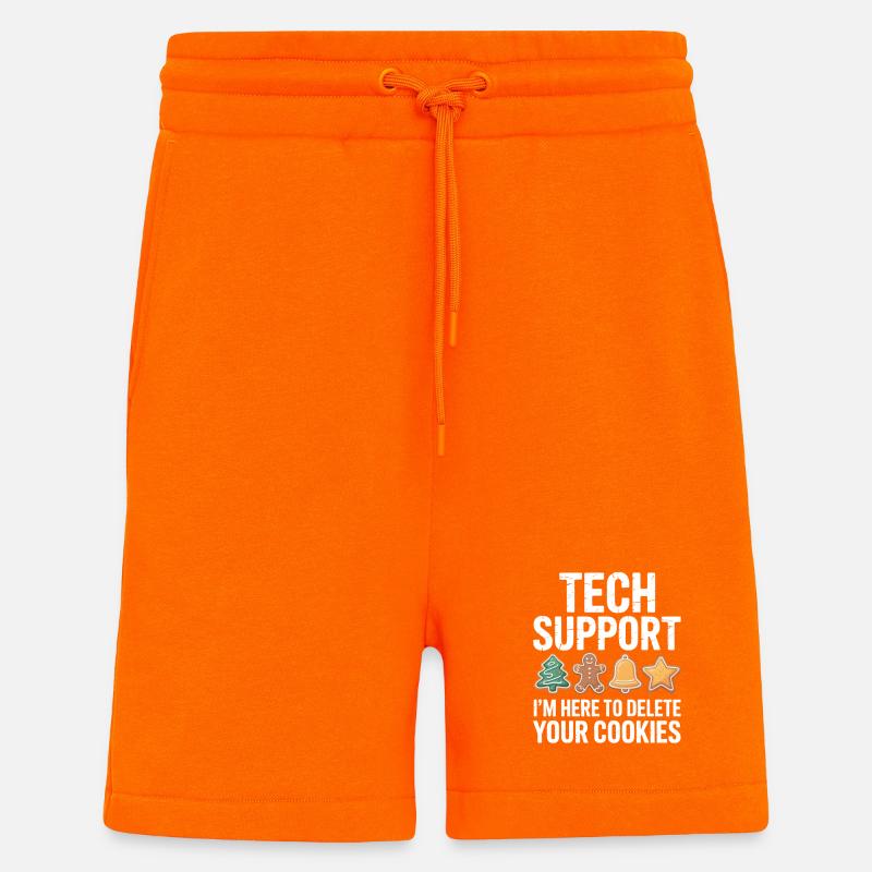 Technische Support-Cookie-Bereinigung - Shorts - made by SPREAD - SUNSET ORANGE