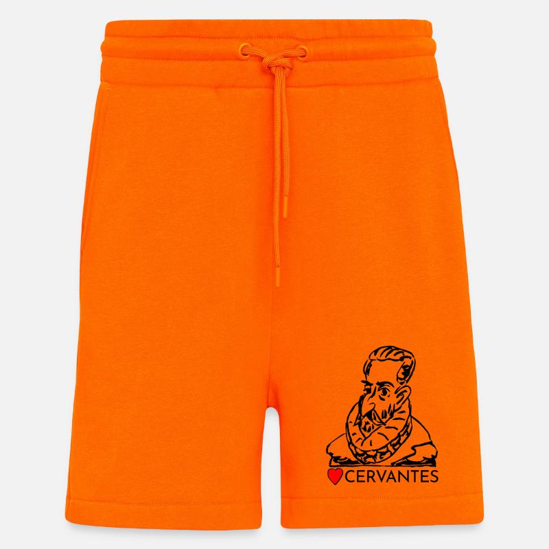 Porträt Ich liebe Cervantes - Shorts - made by SPREAD - SUNSET ORANGE