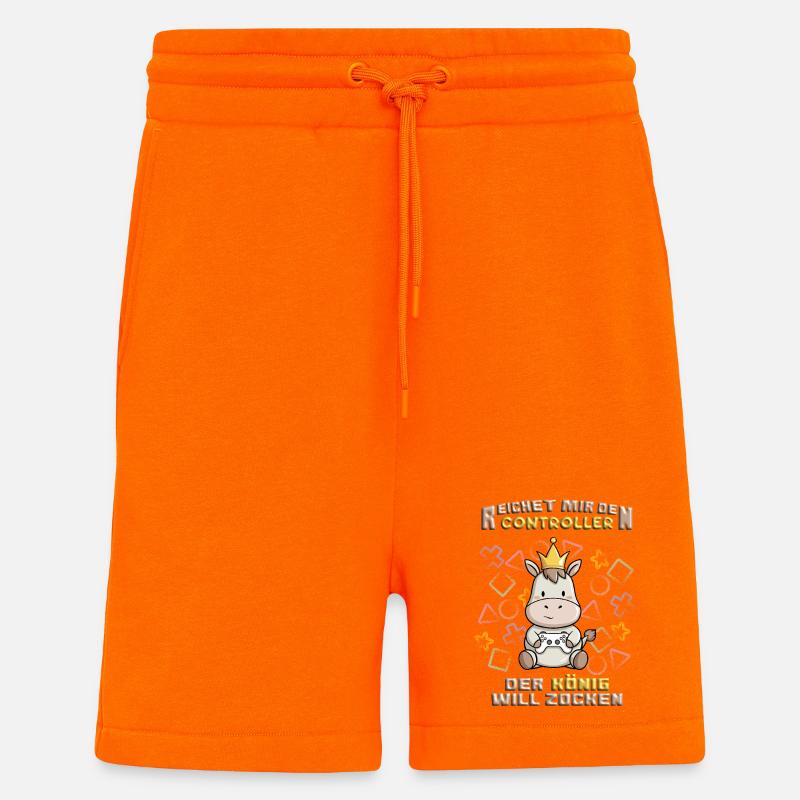 Gaming Master - Shorts - made by SPREAD - SUNSET ORANGE