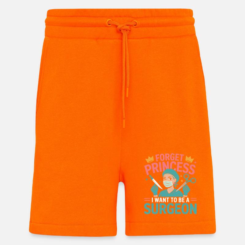 Ich will Chirurgin werden - Shorts - made by SPREAD - SUNSET ORANGE