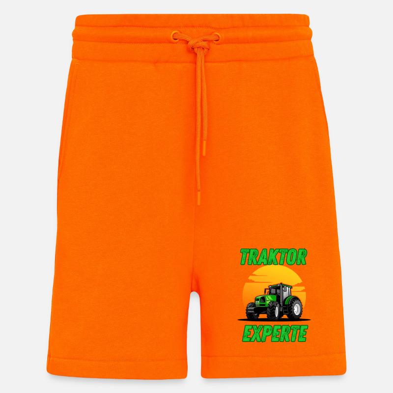 Traktor Experte - Shorts - made by SPREAD - SUNSET ORANGE