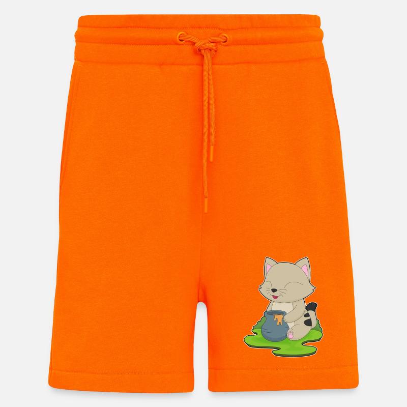Katze Honig - Shorts - made by SPREAD - SUNSET ORANGE