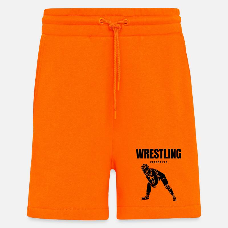 AUF DER MATTE — FREISTILRINGEN - Shorts - made by SPREAD - SUNSET ORANGE