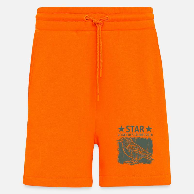 Star | Vogel des Jahres 2018 - Shorts - made by SPREAD - SUNSET ORANGE