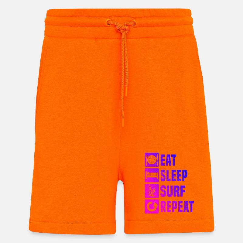 Windsurfing Fans aufgepasst schlichtes Statement - Shorts - made by SPREAD - SUNSET ORANGE