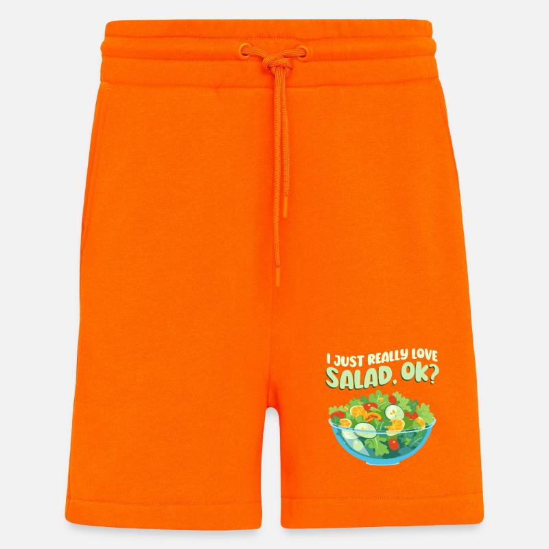 Ich Liebe Salat - Shorts - made by SPREAD - SUNSET ORANGE