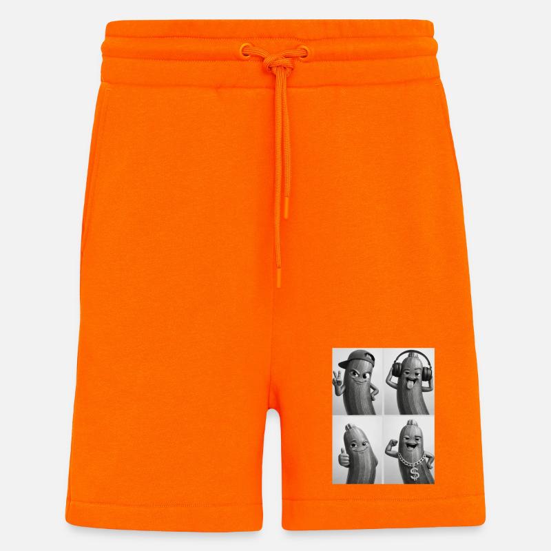 Zucchini - Shorts - made by SPREAD - SUNSET ORANGE