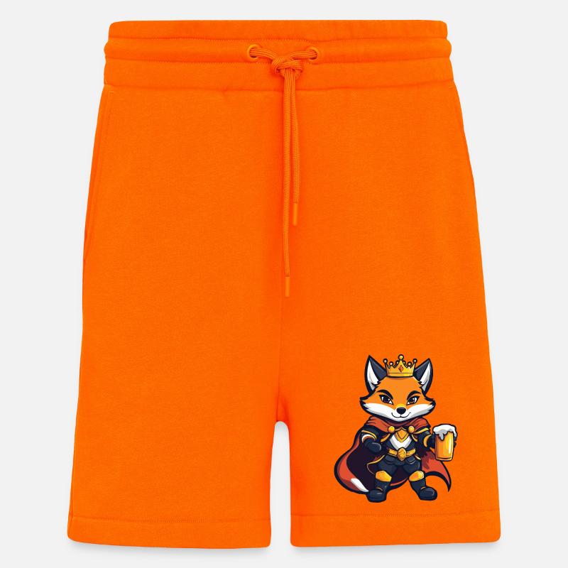 Fuchs Bier König - Shorts - made by SPREAD - SUNSET ORANGE