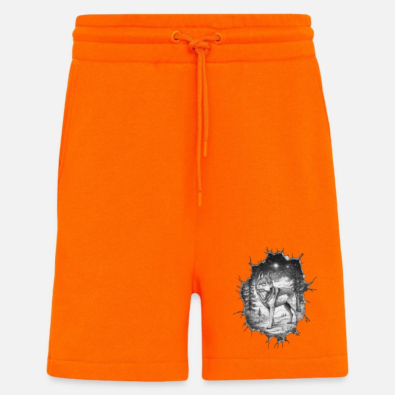 Wolf - Shorts - made by SPREAD - SUNSET ORANGE