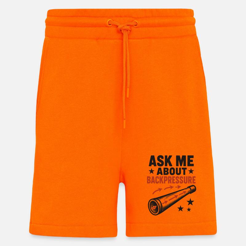 Frag mich nach Backpressure | Didgeridoo Technik - Shorts - made by SPREAD - SUNSET ORANGE