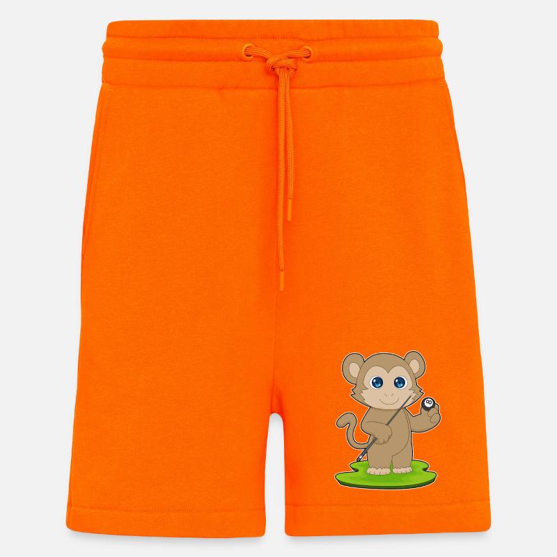 Affe Billiard Queue Sport - Shorts - made by SPREAD - SUNSET ORANGE