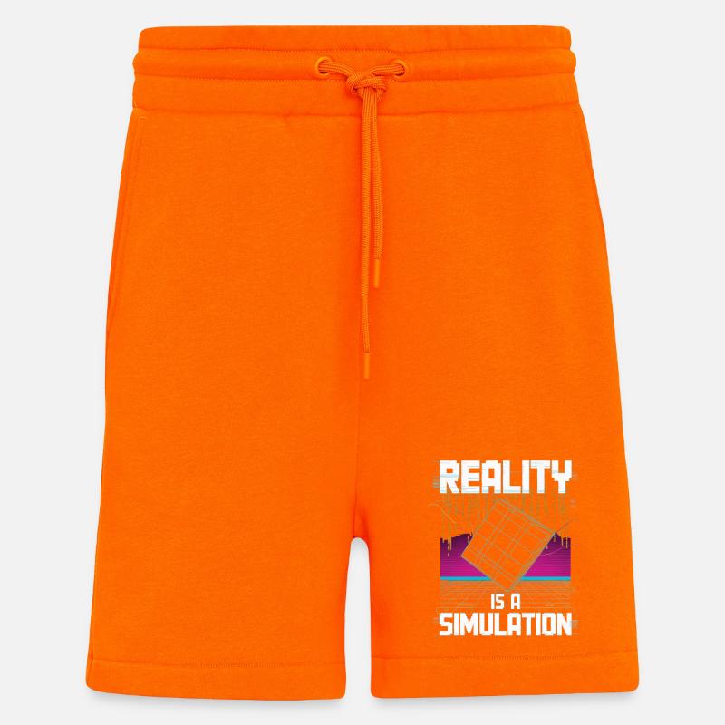 Reality is a simulation - Shorts - made by SPREAD - SUNSET ORANGE