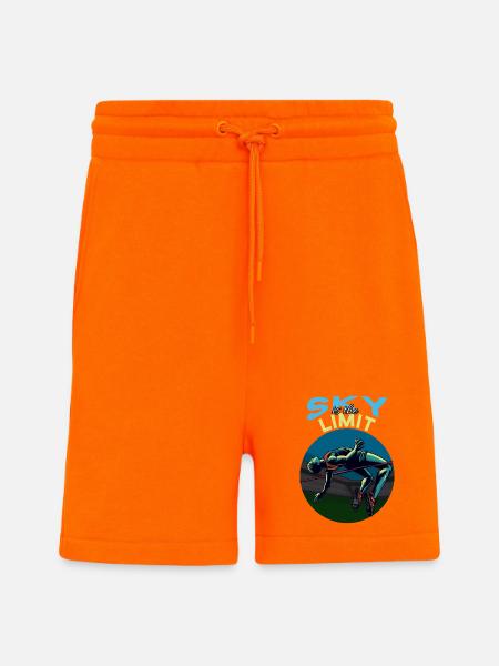 High jump: Sky is the limit! - Shorts - made by SPREAD - SUNSET ORANGE