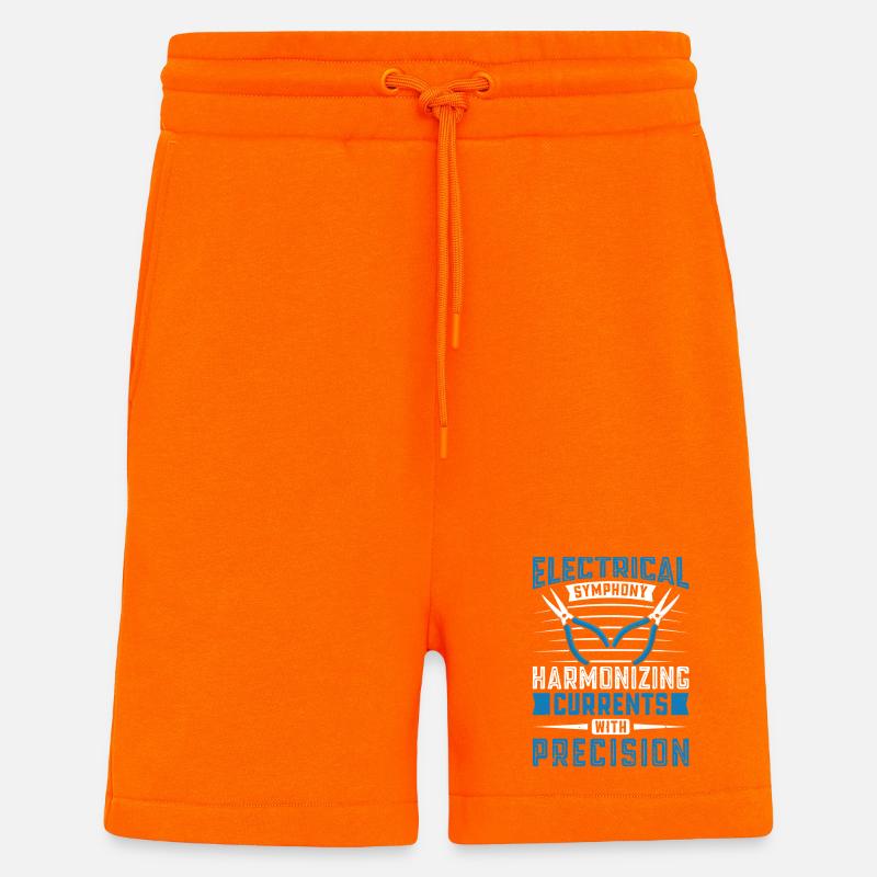 Electrician, Electronics Technician, Electrician - Shorts - made by SPREAD - SUNSET ORANGE