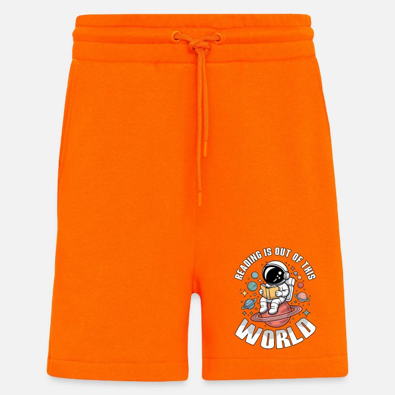 Buchlesen ist einfach unglaublich - Shorts - made by SPREAD - SUNSET ORANGE
