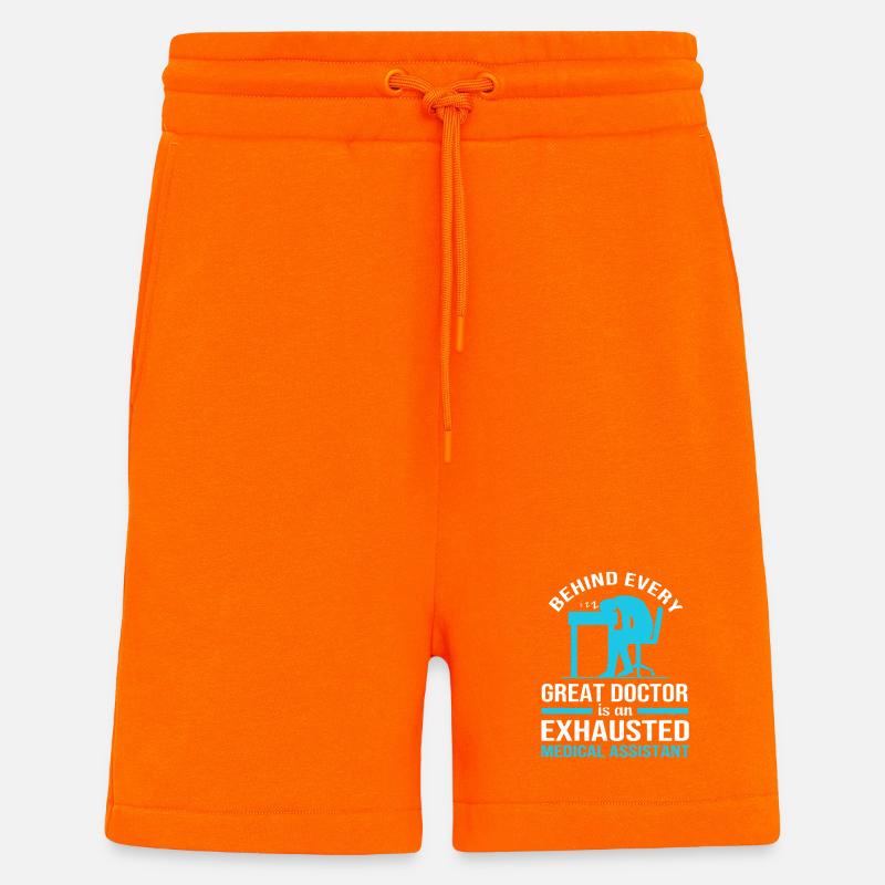 Arzthelferin MFA - Shorts - made by SPREAD - SUNSET ORANGE