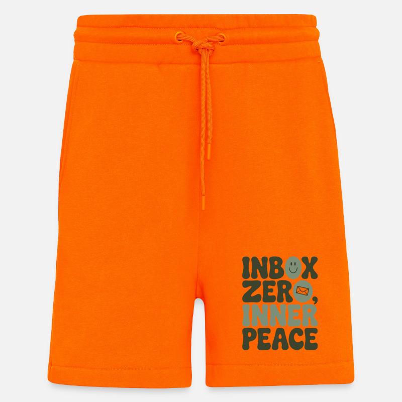 Empty mailbox | Inner Peace & Focus - Shorts - made by SPREAD - SUNSET ORANGE