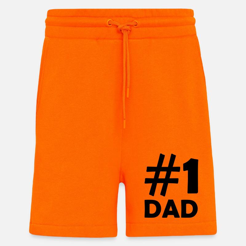 1 dad - Shorts - made by SPREAD - SUNSET ORANGE