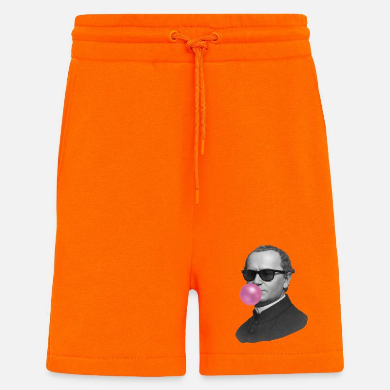Gregor Mendel Kaugummi - Shorts - made by SPREAD - SUNSET ORANGE