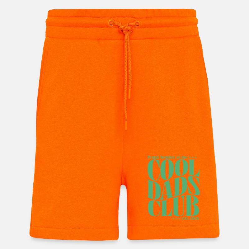 Cool Dads Club - Dad-to-be 2026 Gift - Shorts - made by SPREAD - SUNSET ORANGE