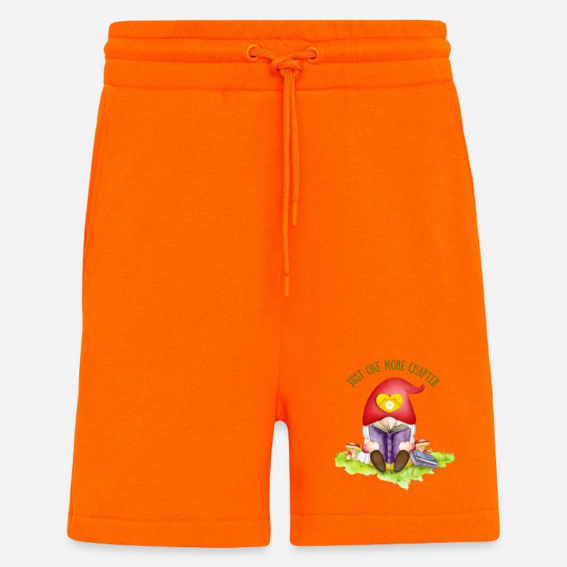 Encore un chapitre - Short bio décontracté fabriqué en UE - SUNSET ORANGE