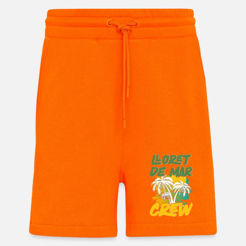 Lloret De Mar Crew - Shorts - made by SPREAD - SUNSET ORANGE