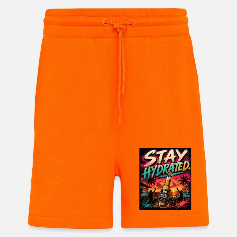 Stay Hydrated - Shorts - made by SPREAD - SUNSET ORANGE
