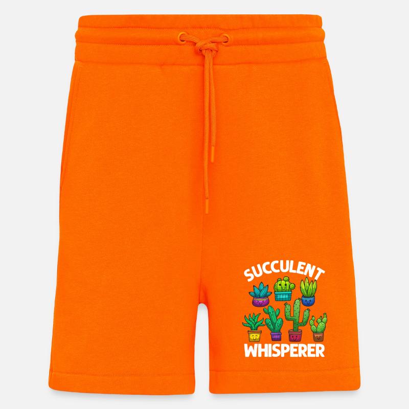 Succulent Whisperer - Shorts - made by SPREAD - SUNSET ORANGE