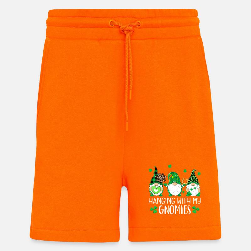 Gnomies St Patrick Trio - Shorts - made by SPREAD - SUNSET ORANGE