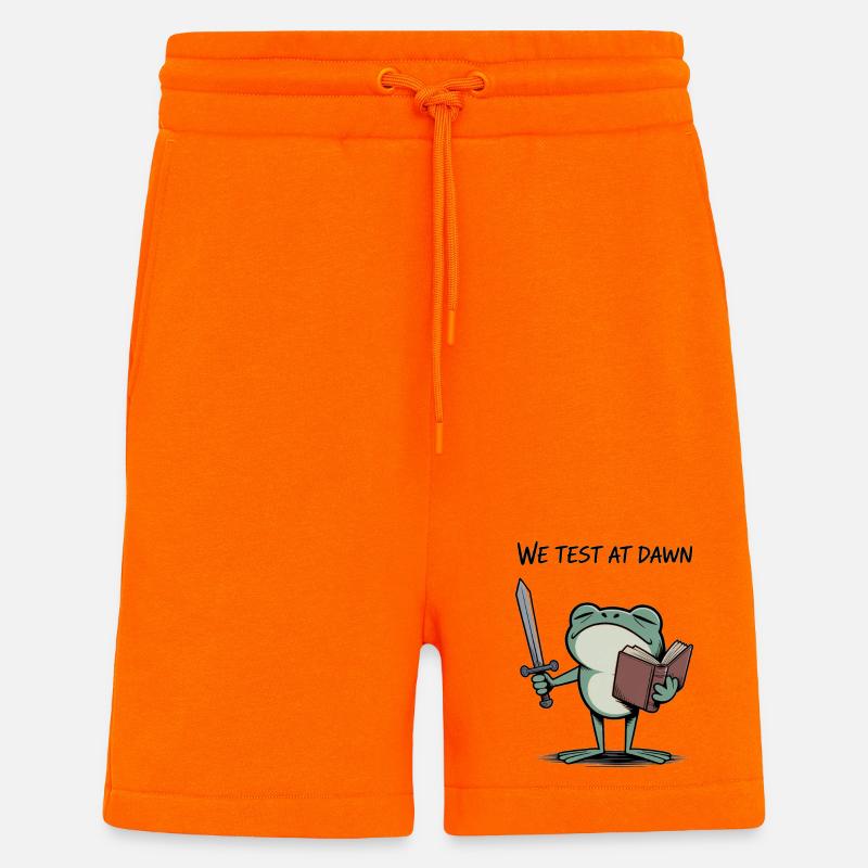 Froschritter im Morgengrauen - Shorts - made by SPREAD - SUNSET ORANGE
