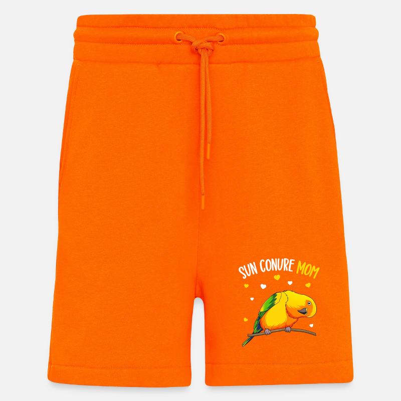 Sun Conure Mom - Shorts - made by SPREAD - SUNSET ORANGE