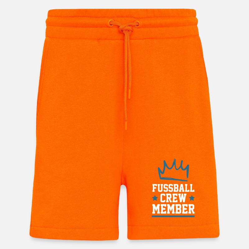 Fussball Crew - Shorts - made by SPREAD - SUNSET ORANGE