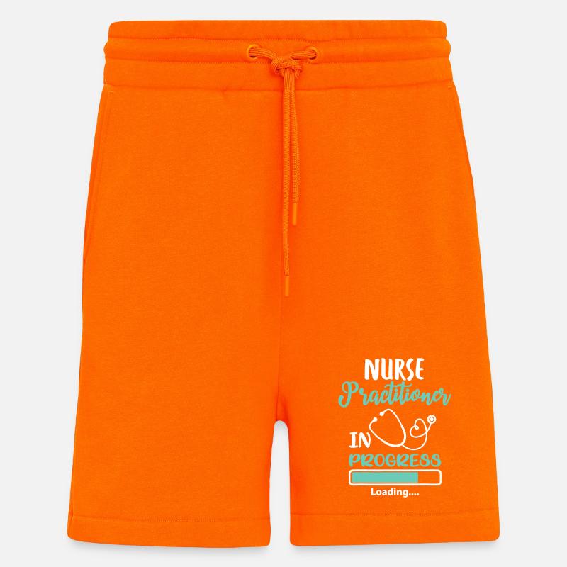 Nurse Practitioner In Progress lädt - Shorts - made by SPREAD - SUNSET ORANGE