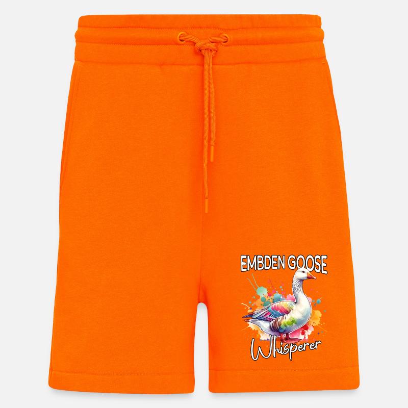 Le Murmureur d’Emdengan - Short bio décontracté fabriqué en UE - SUNSET ORANGE