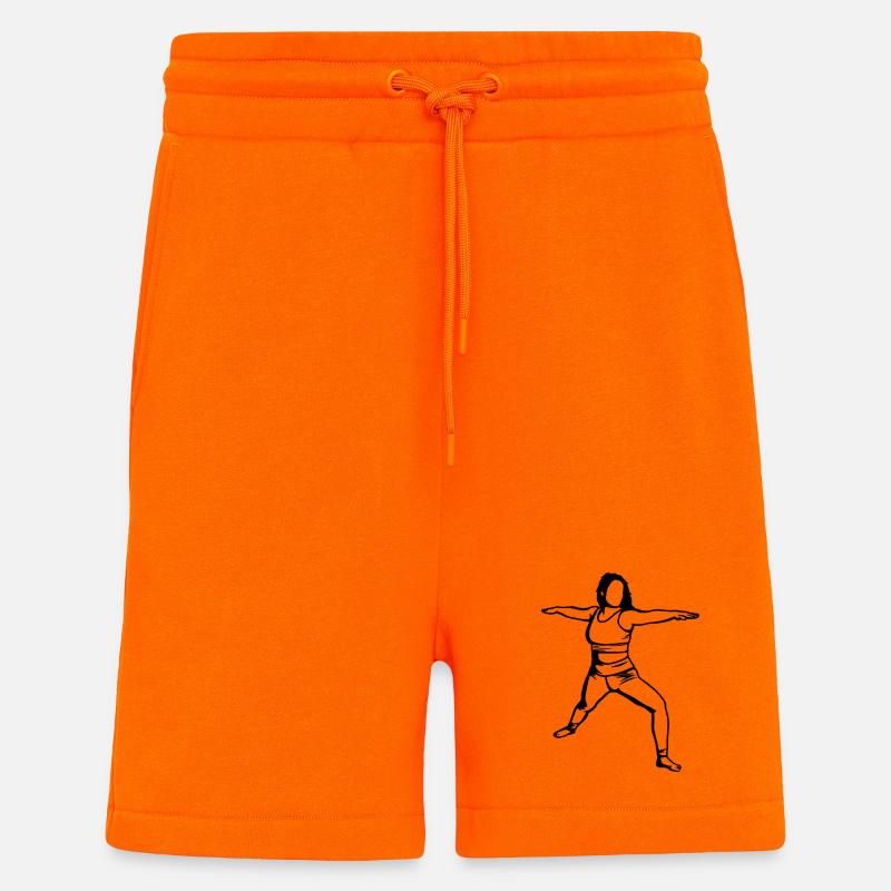 Yogini - Shorts - made by SPREAD - SUNSET ORANGE