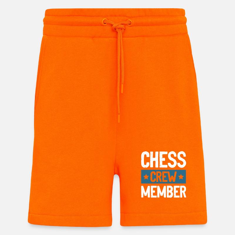 Chess Crew - Shorts - made by SPREAD - SUNSET ORANGE