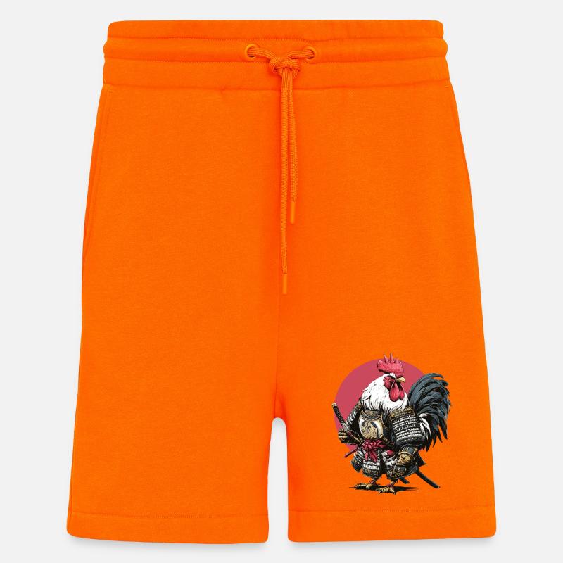 Hahn-Samurai-Rüstung - Shorts - made by SPREAD - SUNSET ORANGE