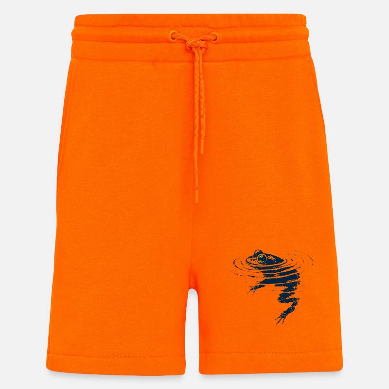 Chill frog - Shorts - made by SPREAD - SUNSET ORANGE