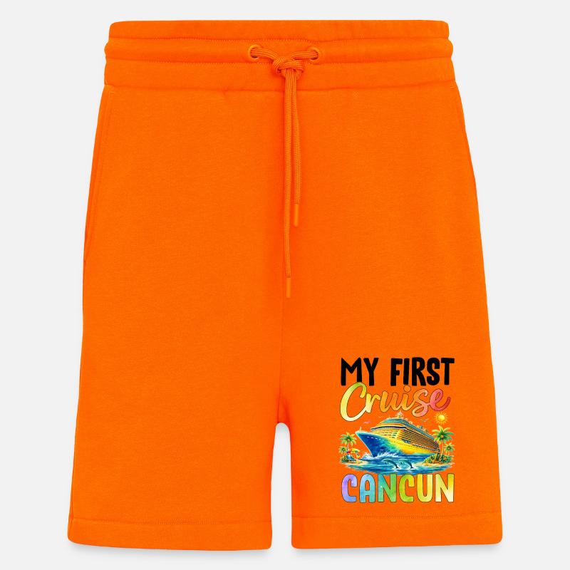 My First Cruise Cancun - Shorts - made by SPREAD - SUNSET ORANGE