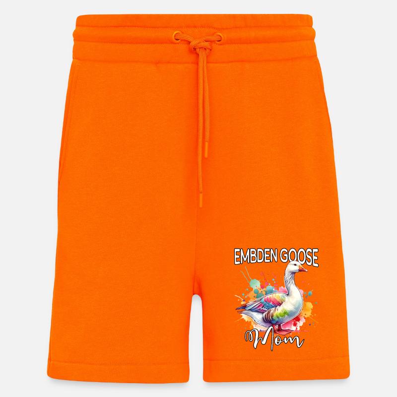 La mère d’Emdengan - Short bio décontracté fabriqué en UE - SUNSET ORANGE