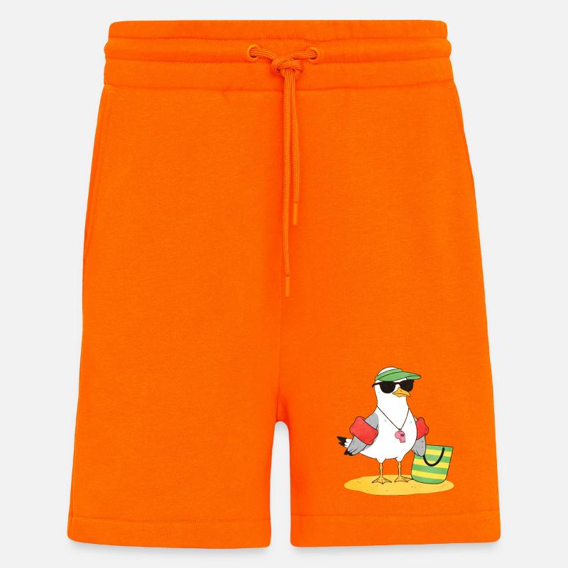 Seagull Beach Look - Shorts - made by SPREAD - SUNSET ORANGE