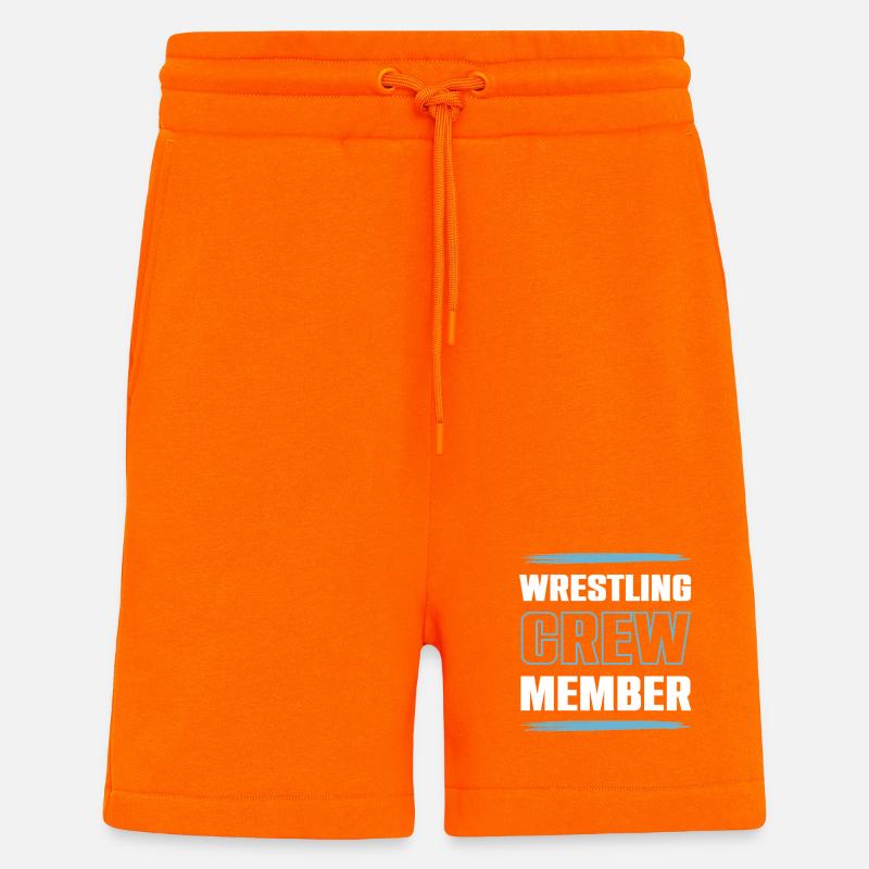 Équipe de lutte - Short bio décontracté fabriqué en UE - SUNSET ORANGE