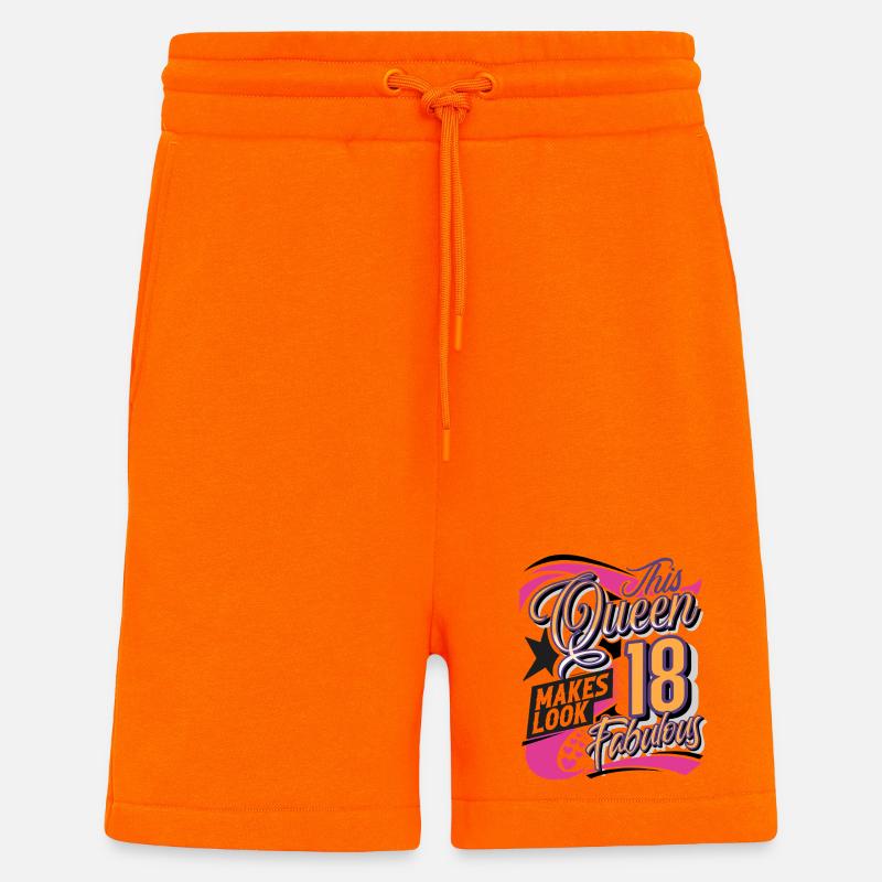18th Birthday Queen - Shorts - made by SPREAD - SUNSET ORANGE