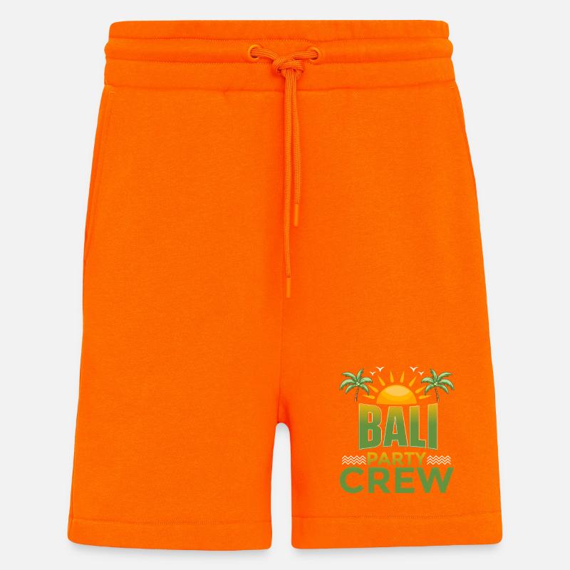 Bali Party Crew - Shorts - made by SPREAD - SUNSET ORANGE