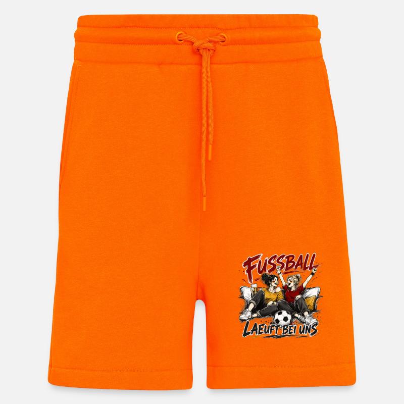 Fussballabend mit Freundinnen - Shorts - made by SPREAD - SUNSET ORANGE