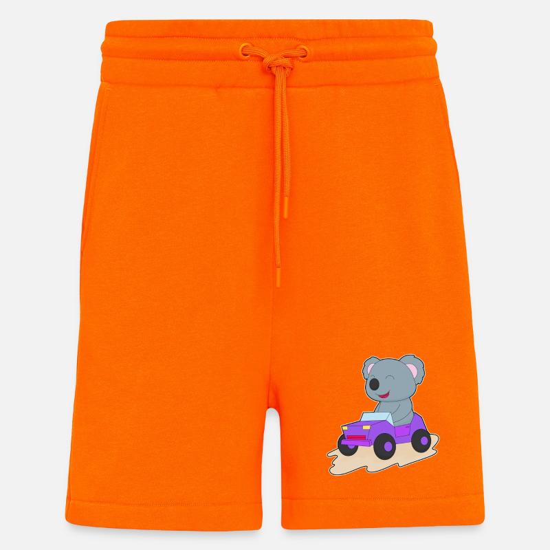 Koala Car - Short bio décontracté fabriqué en UE - SUNSET ORANGE