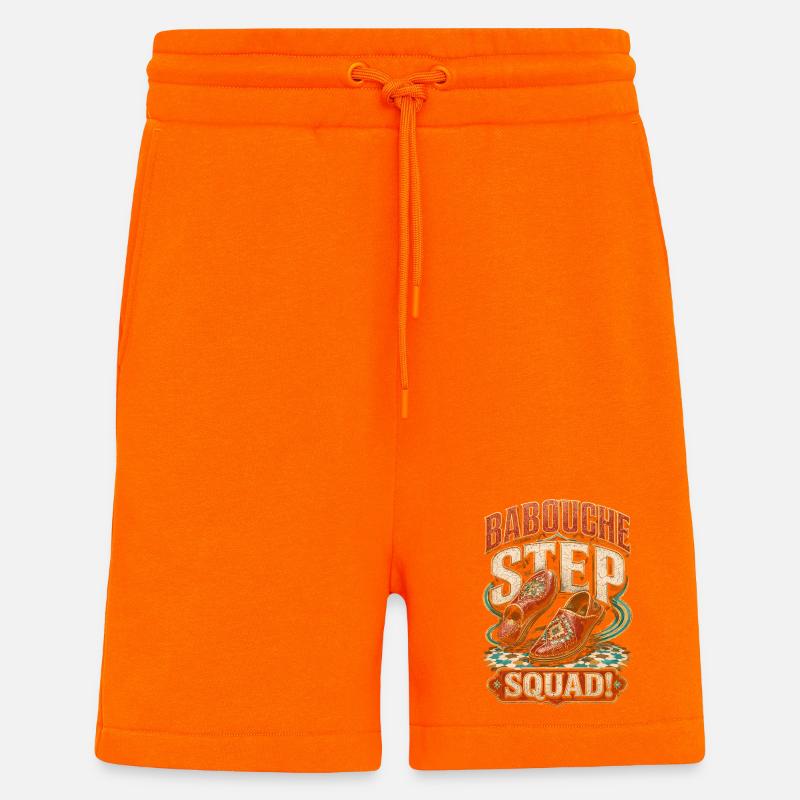 Marokkaner Marokko Babouche Step Squad - Shorts - made by SPREAD - SUNSET ORANGE