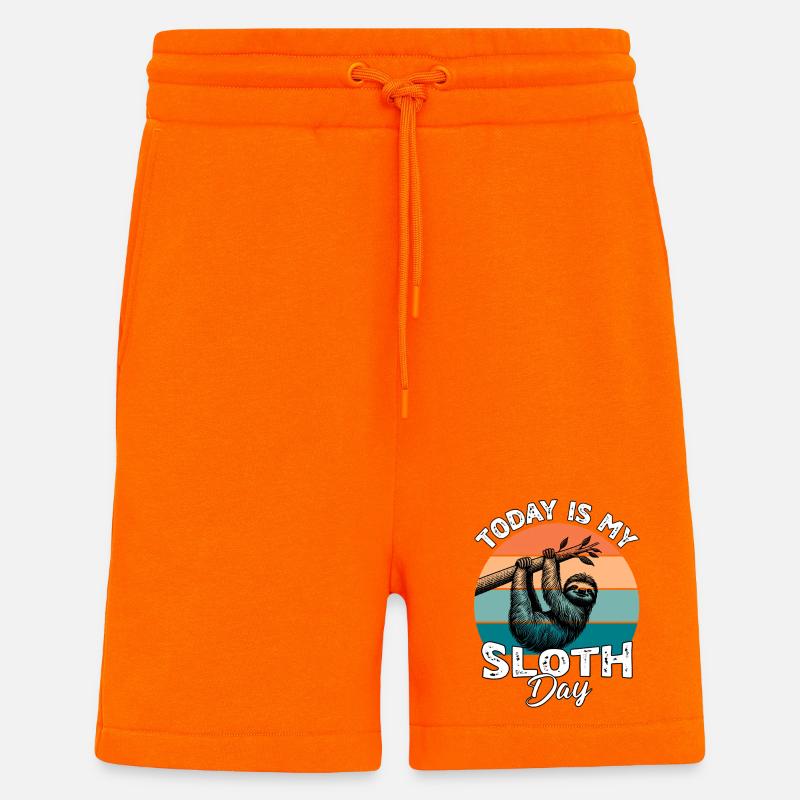 Faultier Sloth - Shorts - made by SPREAD - SUNSET ORANGE